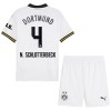 Camisola + Calções Borussia Dortmund N. Schlotterbeck 4 Criança Equipamento 3ª 24/25